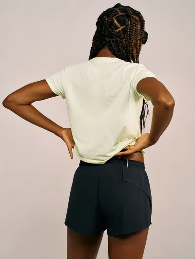 Outdoor Voices Thinkfast Mesh Shortsleeve In Pistachio