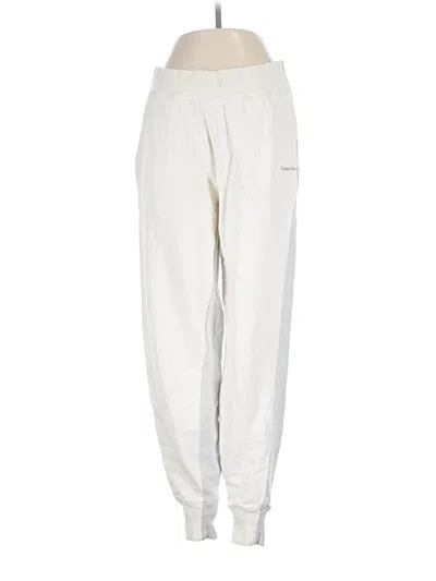Pre-owned Outdoor Voices Track Pants In Ivory