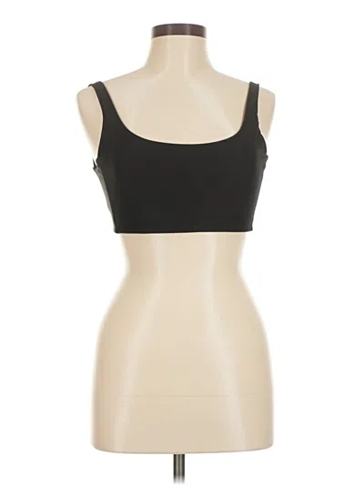 Pre-owned Outdoor Voices Tube Top Black Strapless Neckline Tops