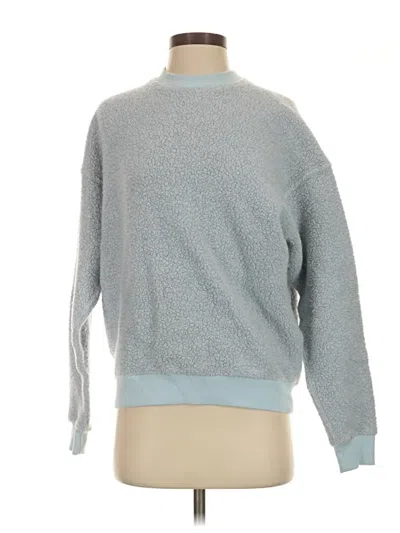 Pre-owned Outdoor Voices Wool Pullover Sweater In Blue