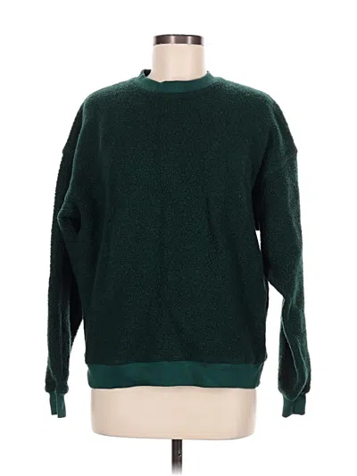 Pre-owned Outdoor Voices Wool Pullover Sweater In Green
