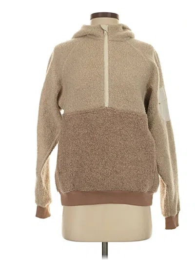 Pre-owned Outdoor Voices Wool Pullover Sweater In Tan