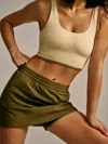 Outdoor Voices Zephyr 3-inch Skort In Dark Olive