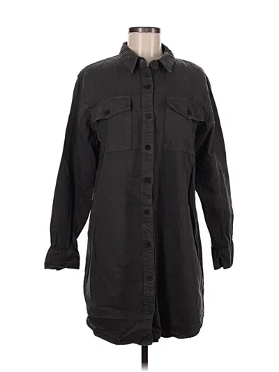 Pre-owned Outerknown Casual Dress In Black