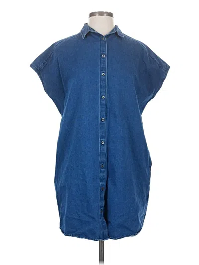 Pre-owned Outerknown Casual Dress In Blue
