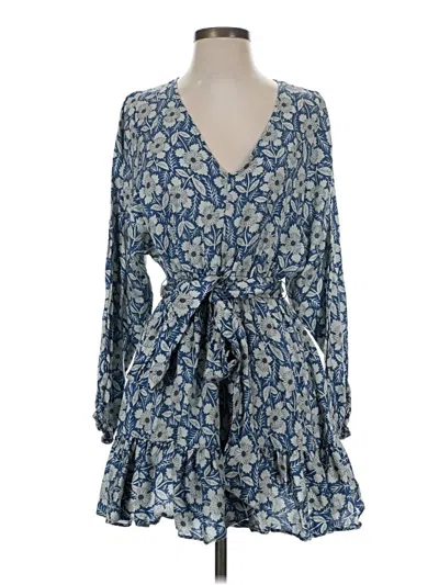 Pre-owned Outerknown Casual Dress In Blue