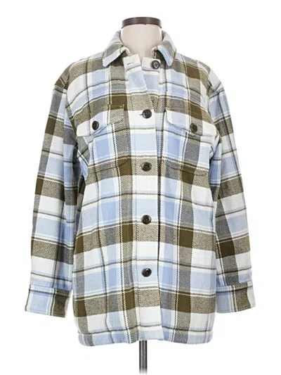 Pre-owned Outerknown Coat In Blue