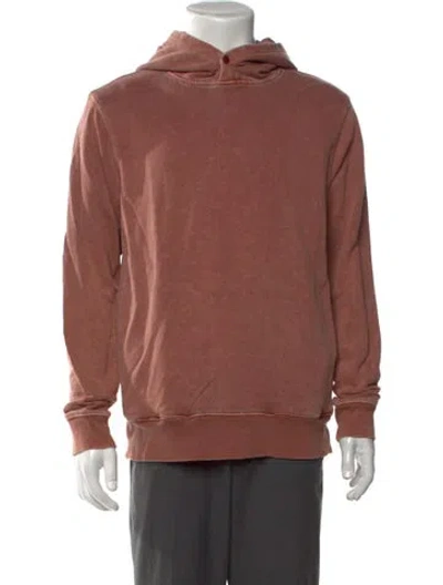 Pre-owned Outerknown Crew Neck Long Sleeve Hoodie In Brown