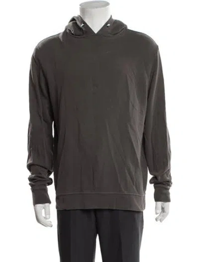 Pre-owned Outerknown Crew Neck Long Sleeve Hoodie In Grey