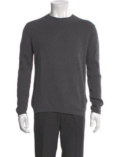 Pre-owned Outerknown Crew Neck Long Sleeve Pullover In Gray