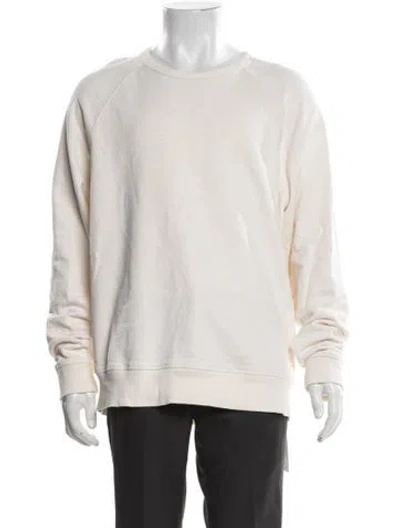 Pre-owned Outerknown Crew Neck Long Sleeve Pullover In Neutrals