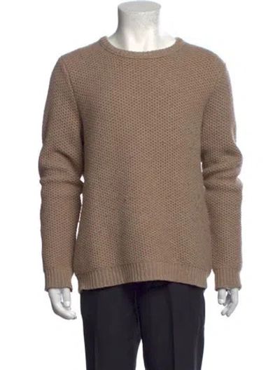 Pre-owned Outerknown Crew Neck Long Sleeve Pullover In Neutrals