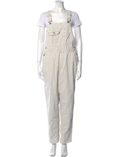 Pre-owned Outerknown Crew Neck Overalls In Neutrals