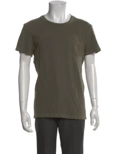 Pre-owned Outerknown Crew Neck Short Sleeve T-shirt In Green