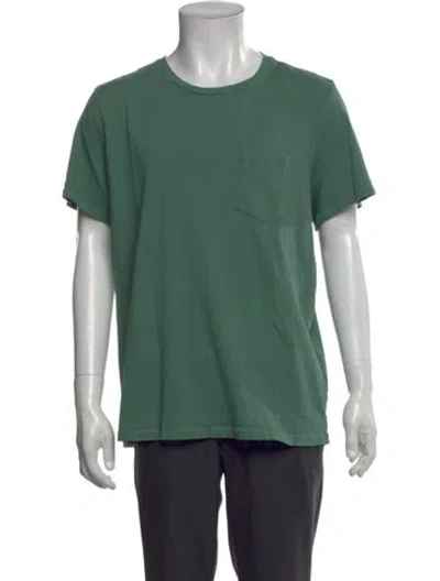 Pre-owned Outerknown Crew Neck Short Sleeve T-shirt In Green