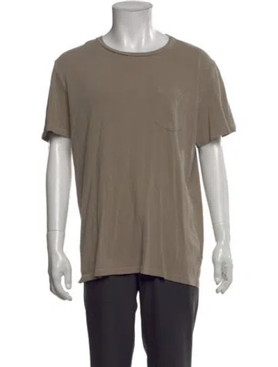 Pre-owned Outerknown Crew Neck Short Sleeve T-shirt In Neutral