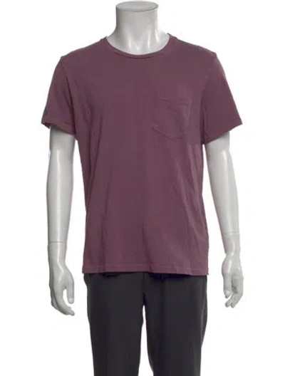 Pre-owned Outerknown Crew Neck Short Sleeve T-shirt In Purple