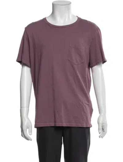 Pre-owned Outerknown Crew Neck Short Sleeve T-shirt In Purple
