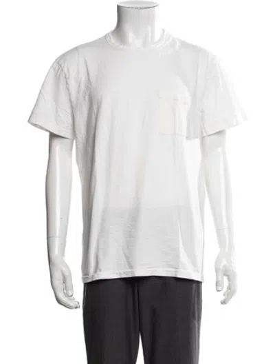 Pre-owned Outerknown Crew Neck Short Sleeve T-shirt In White