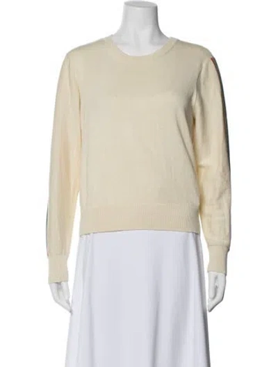 Pre-owned Outerknown Crew Neck Sweater In Neutral