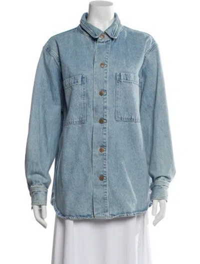 Pre-owned Outerknown Denim Jacket In Blue