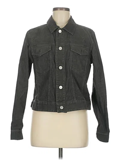 Pre-owned Outerknown Denim Jacket In Gray