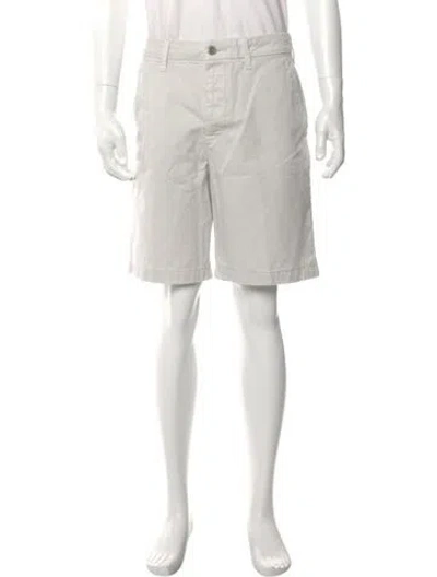 Pre-owned Outerknown Flat Front Shorts In White