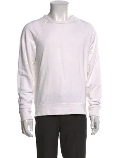 Pre-owned Outerknown Graphic Print Crew Neck Sweatshirt In Neutral