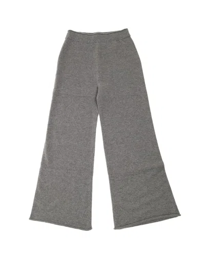 Outerknown High-rise Knit Pants With Relaxed Wide Leg