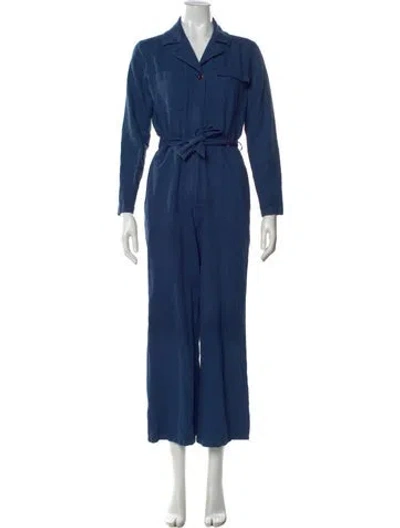 Pre-owned Outerknown Jumpsuit In Blue