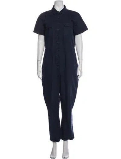 Pre-owned Outerknown Jumpsuit In Blue