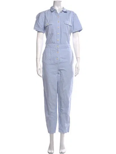Pre-owned Outerknown Jumpsuit In Blue