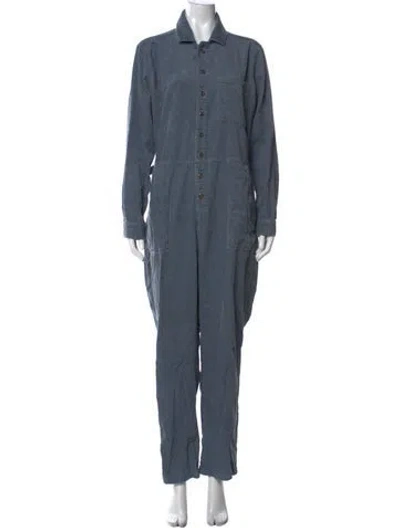 Pre-owned Outerknown Jumpsuit In Blue