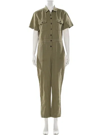 Pre-owned Outerknown Jumpsuit In Green