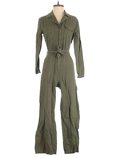 Pre-owned Outerknown Jumpsuit In Green