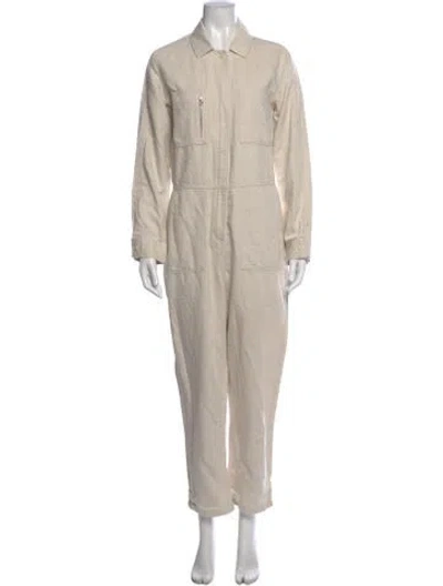 Pre-owned Outerknown Jumpsuit In Neutrals