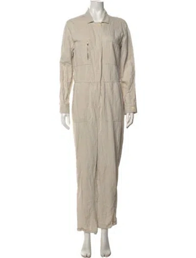 Pre-owned Outerknown Jumpsuit In Neutrals