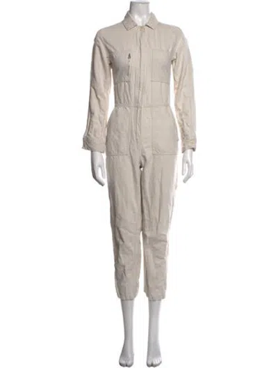 Pre-owned Outerknown Jumpsuit In Neutrals