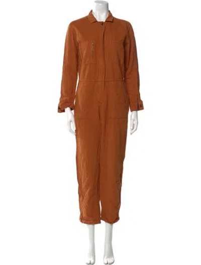 Pre-owned Outerknown Jumpsuit In Orange