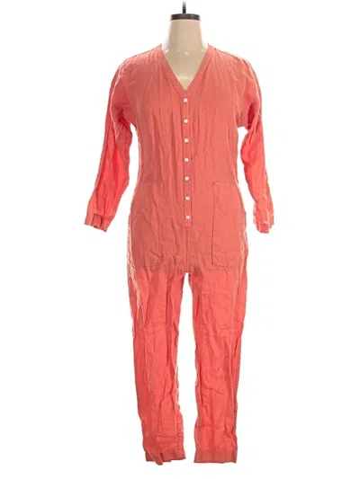 Pre-owned Outerknown Jumpsuit In Orange