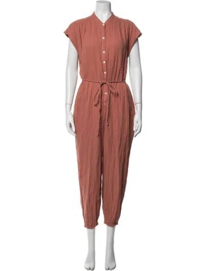 Pre-owned Outerknown Jumpsuit In Orange