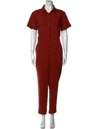 Pre-owned Outerknown Jumpsuit In Orange