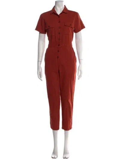 Pre-owned Outerknown Jumpsuit In Orange