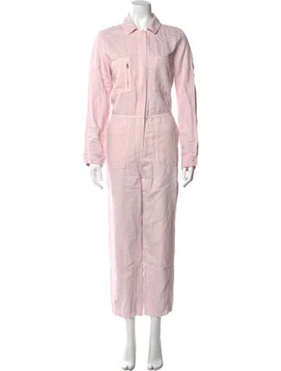 Pre-owned Outerknown Jumpsuit In Pink