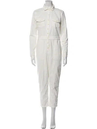 Pre-owned Outerknown Jumpsuit In White
