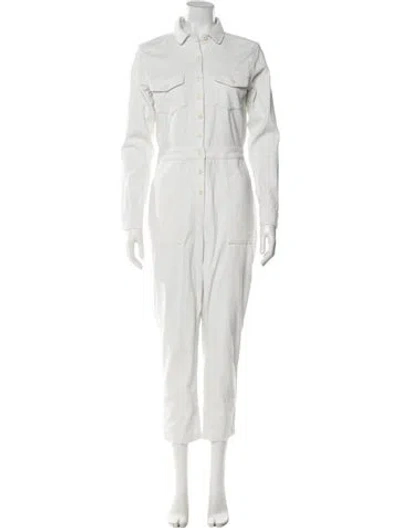 Pre-owned Outerknown Jumpsuit In White