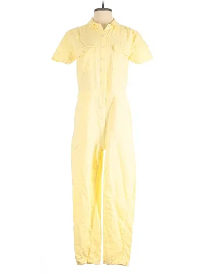 Pre-owned Outerknown Jumpsuit In Yellow