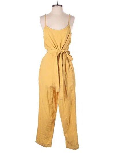 Pre-owned Outerknown Jumpsuit In Yellow
