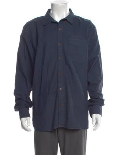Pre-owned Outerknown Long Sleeve Shirt In Blue