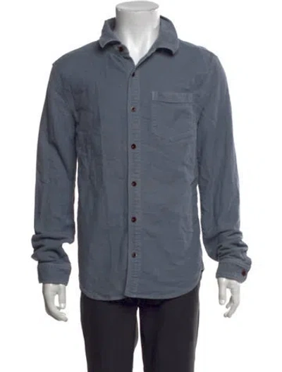 Pre-owned Outerknown Long Sleeve Shirt In Blue